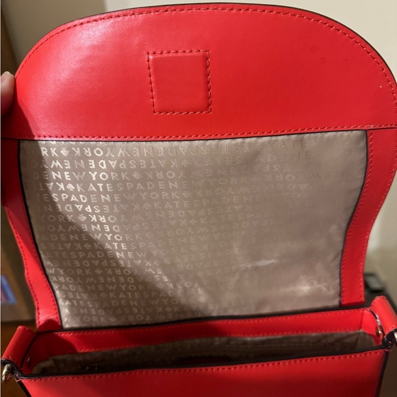 Pre-owned Kate Spade orange Doreen leather saddle bag - Picture 7 of 11